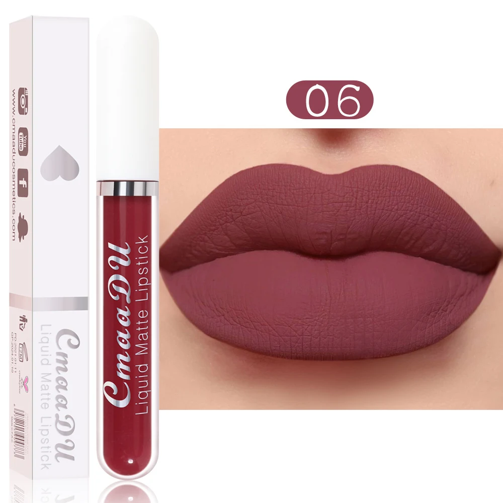 Matte Non-stick Cup Waterproof Long-lasting Lip Gloss. Get perfect lips, all-day color, and comfortable wear with this s — photo 14
