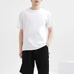 Men's Solid Color Short Sleeve T-shirt, Cotton, Round Neck, Half Sleeve, Comfortable and versatile for everyday wear, cl — photo 8