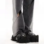 Chaopai casual jeans met hoge taille, rechte pijpen en slijtage-gaten voor een comfortabele en modieuze dagelijkse look. — foto 3