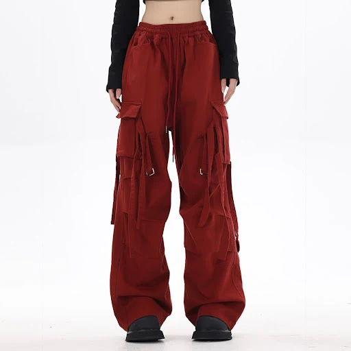 Title 10, Pantalon Mop Large Casual Ample pour Femme Conf...