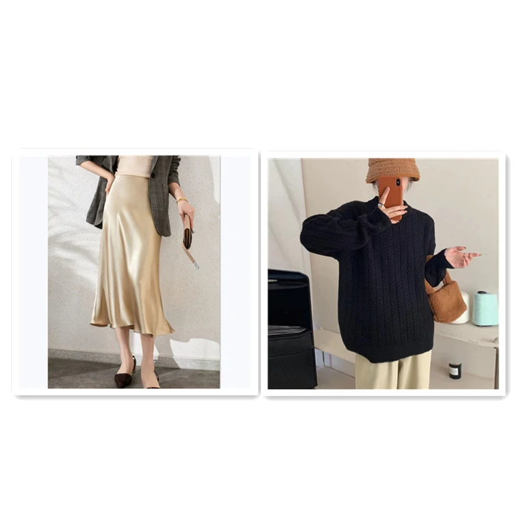 Saia Feminina Retro Satinada com Elasticidade Conforto Elegância. Desfrute de um visual vintage sofisticado, com ajuste perfeito para diversas ocasiões. — foto 3