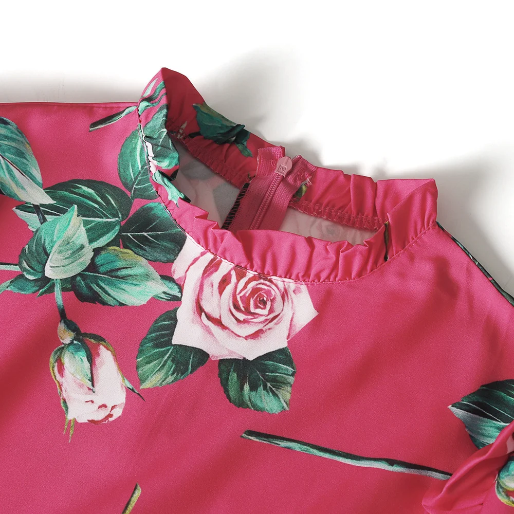Title 14, Vestido plus size feminino retrô, estampado, ma...