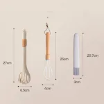 Food clip to egg mixer to sili