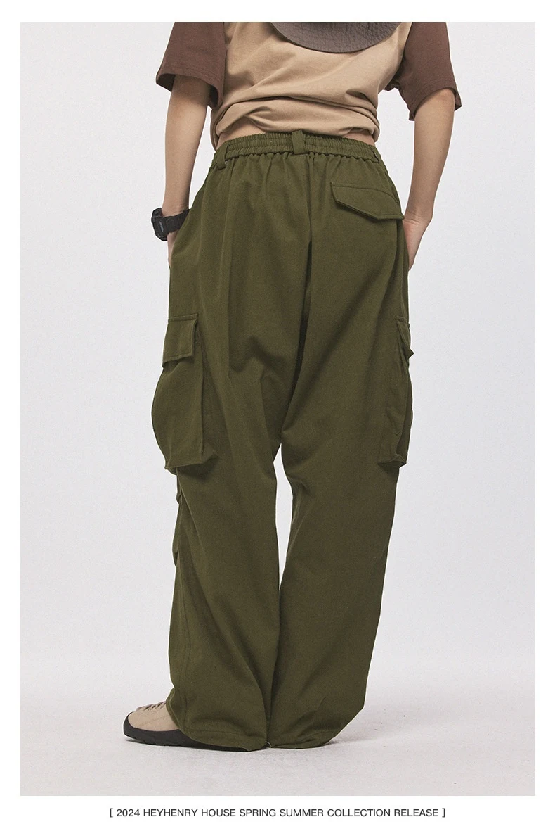 Title 9, Mens Loose Street Wide Leg Drawstring Ankle-ti...