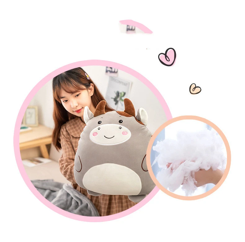Title 7, Cute Cartoon Dinosaur Lion Plush Pillow Blanket...