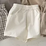 Pure white shorts