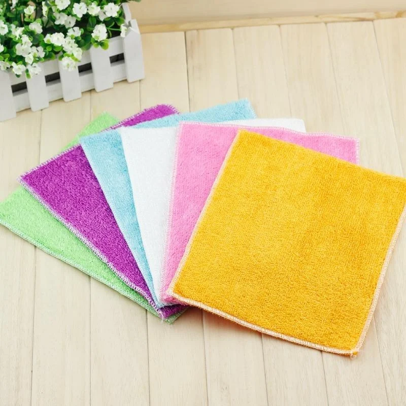 Pano de prato de fibra de bambu absorvente e sem óleo, ideal para limpeza de louças, eficiente, durável e amigo do meio ambiente. — foto 9