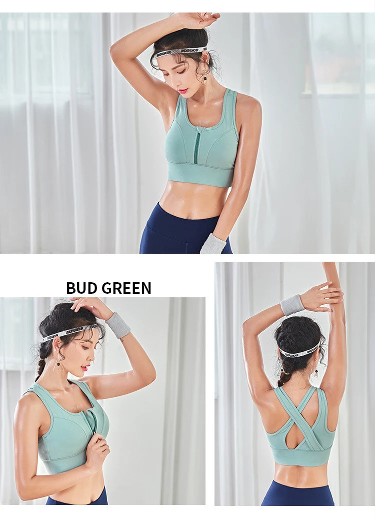 Title 2, Front Zip Sports Underwear Bra for women, provi...