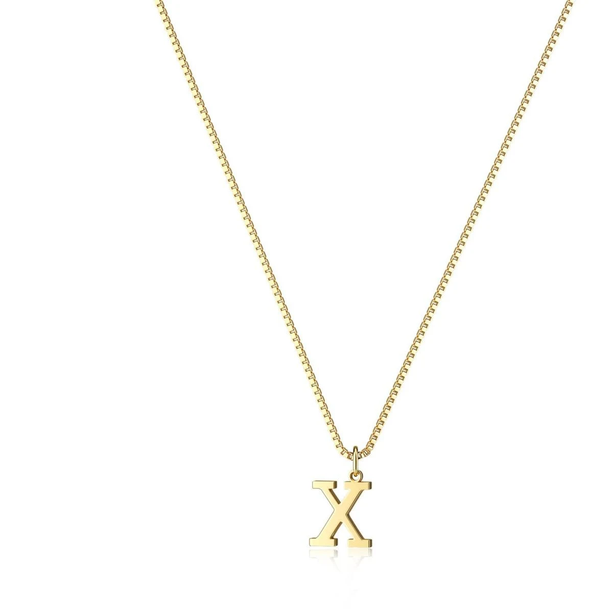 Colar de Moda Europeia e Americana com 26 Letras do Alfabeto Inglês, Simples e Elegante, Ideal para Presentear ou Usar Diariamente. — foto 7