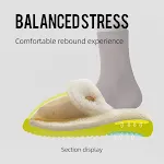 Winter Warm Slippers Household Non Slip Couples At Home Baotou Big Head Cotton Slippers for cozy comfort and safety arou — photo 12