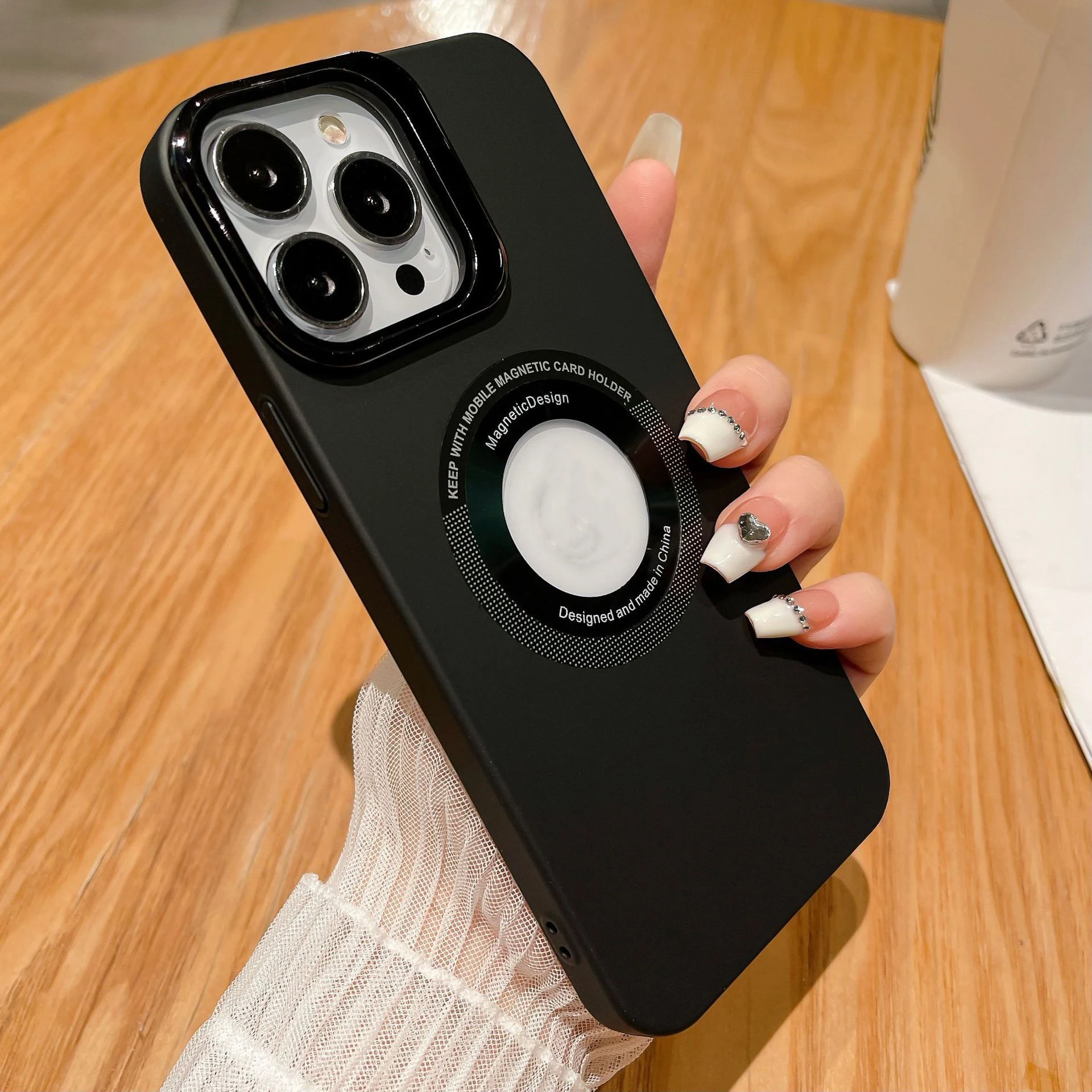 Title 1, Fashion Frosted Magnetic Suction Phone Case Pro...