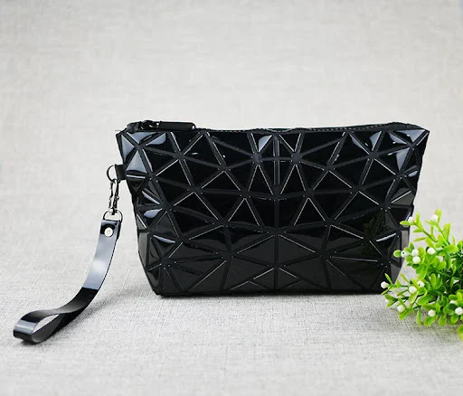 Title 14, Bolsa cosmética feminina geométrica losango à p...