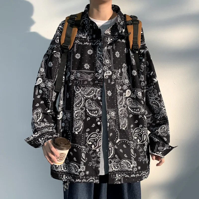 Title 6, Niche Trendy Cashew Printed Shirt Men. Stand ou...