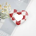 Red and white squares