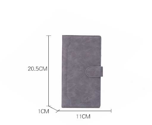 Title 1, Simple Buckle Long Passport Bag Ultra-thin Tick...