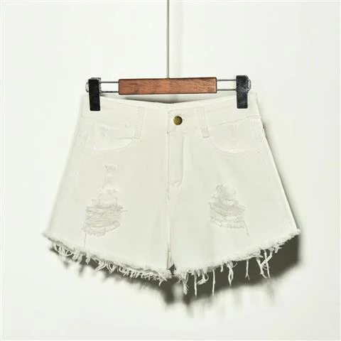 Title 5, Shorts vaqueros rotos holgados para mujer, idea...