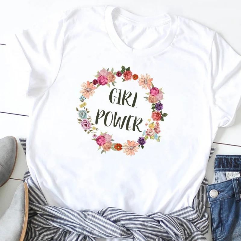 T-shirt a maniche corte girocollo con scollo rotondo delle Suffragette europee e americane — foto 14