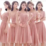 Girlfriend Bridesmaid Group Evening Wear Graduation Dress — photo 29