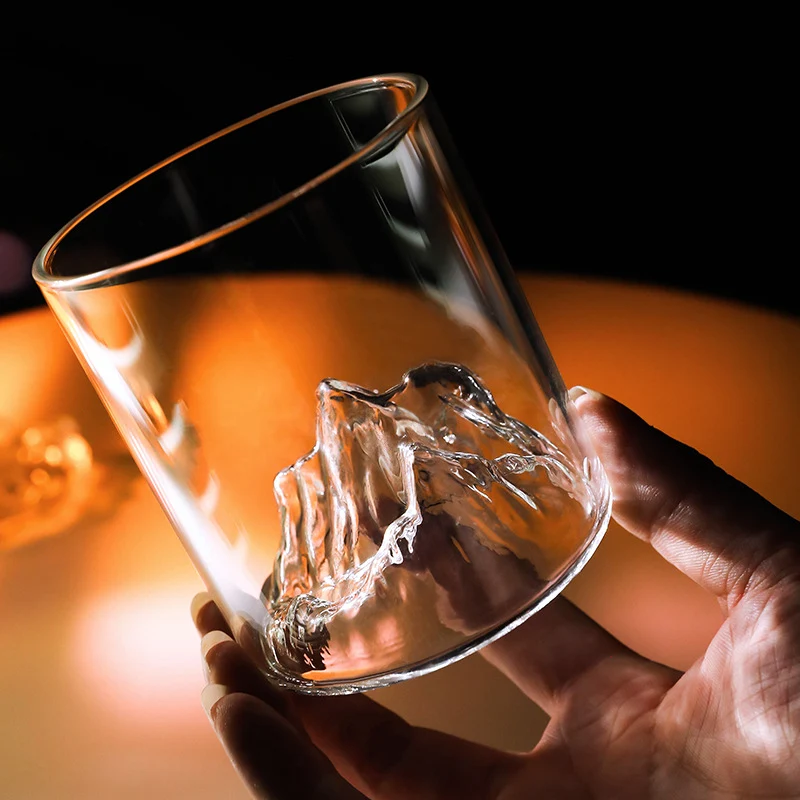 Mountain View Glass Cup Mount Iceberg High Value, designed for cold beverages. Provides stability and style with lasting — photo 9