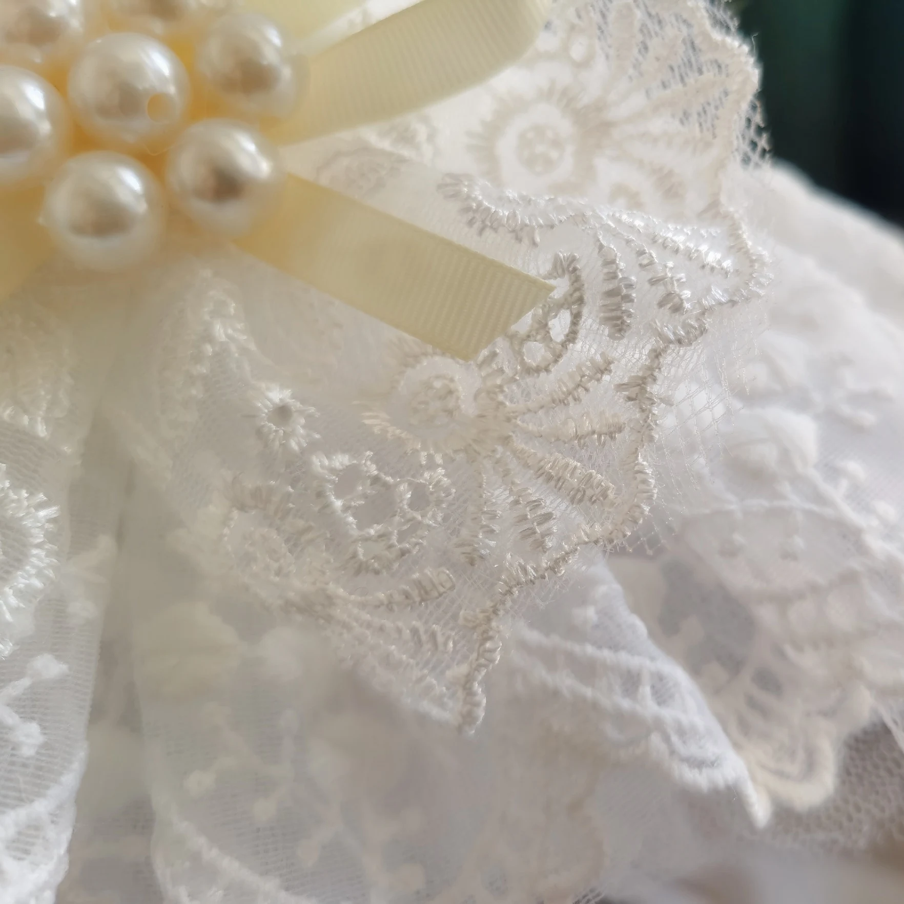 Dog Wedding White Dress Skirt Pet Supplies Canine Wedding Elegant design perfect for ceremonies and memorable photos, ma — photo 5