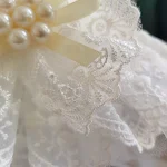 Dog Wedding White Dress Skirt Pet Supplies Canine Wedding Elegant design perfect for ceremonies and memorable photos, ma — photo 5