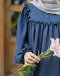 Effen kleur vezelige zelfkant Pullover losse lange jurk — foto 11