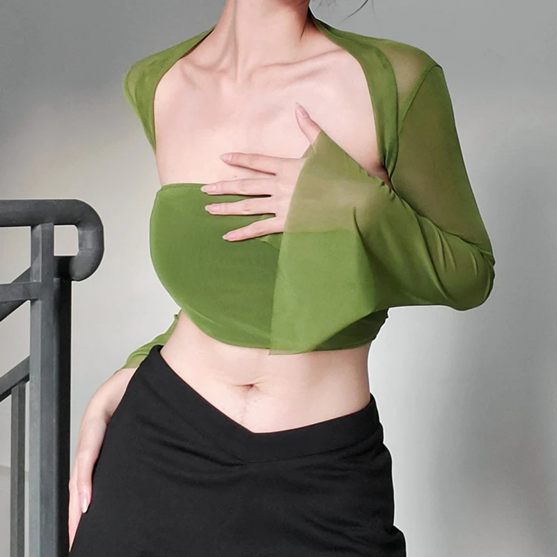 First-line Collar Off-the-shoulder Stitching Bottom Vest for women, a stylish top designed for a modern and elegant look — photo 7