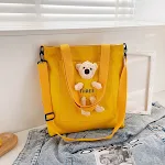 Bolsa Crossbody de Lona de Grande Capacidade. Leve tudo o que precisa com esta bolsa de ombro única, prática e espaçosa para o dia a dia. — foto 24