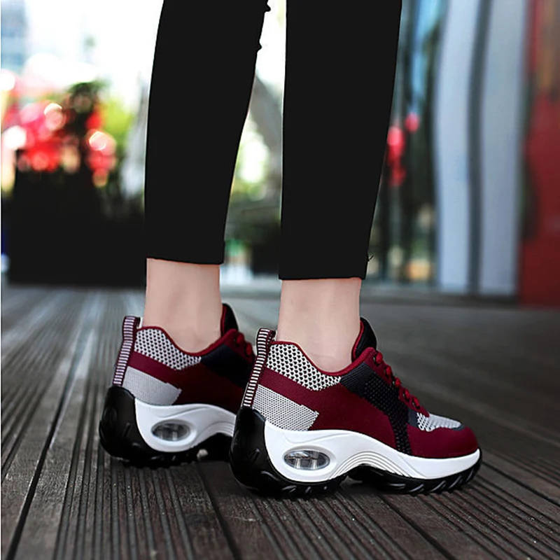 Title 3, Womens Mesh Slip On Air Cushion Shoes Comforta...