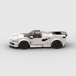 Brinquedo de Blocos de Montar Carro Esportivo Fashion, Construa seu Supercarro com Estilo, Estimula a Criatividade e Desenvolve Habilidades — foto 3