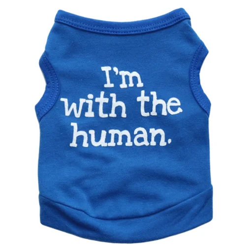 Title 4, Hondenkleding katoen blauwe Follower vest voor ...