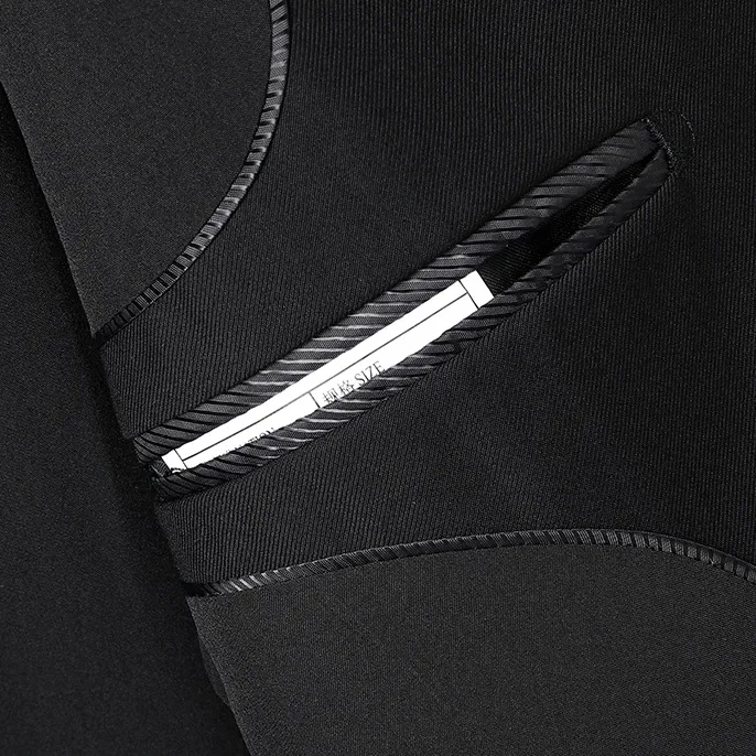 Men's Business Simplicity Flat Collar Plus Size Suit Pants Suit, offering comfort and style for a professional and forma — photo 3