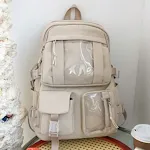 Mochila pequena de alta capacidade para estudantes do ensino fundamental Ideal para livros e materiais escolares Conforto e organização para o dia a dia — foto 10