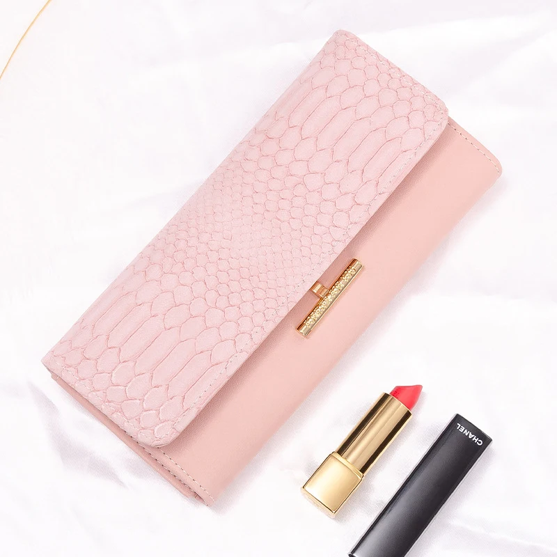 Title 4, Ladies Snakeskin Wallet with ample capacity, st...