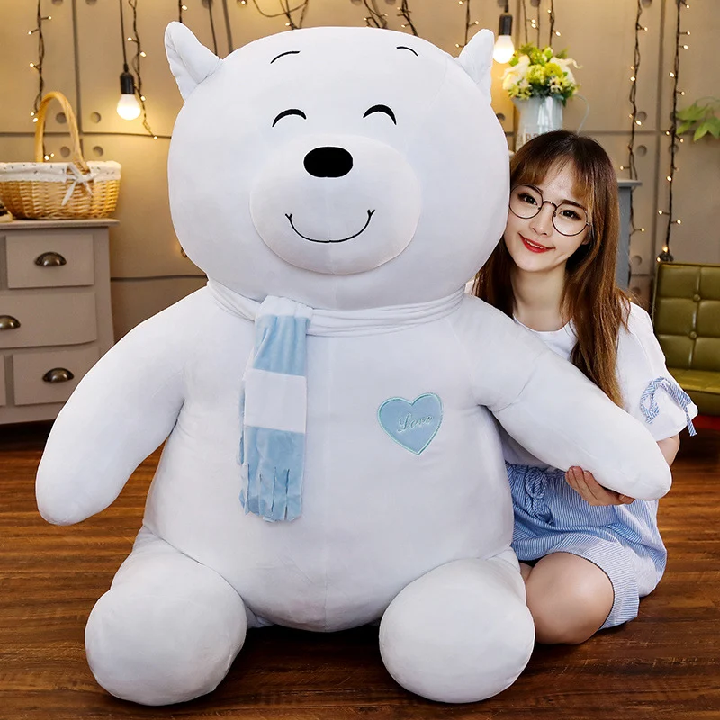 Title 4, Boneca de pelúcia de urso polar para dormir. Al...