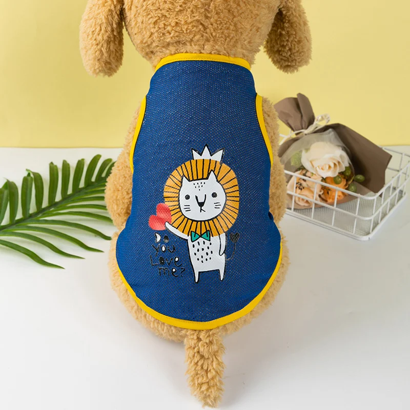 Title 2, Mesh Dog Polyester Cartoon Vest offers breathab...