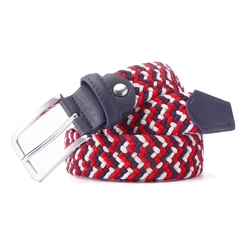 Title 3, Elastic Knitting Pin Buckle Belt All-Match, a c...