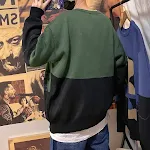 Couple Retro Cartoon Sweater Autumn And Winter Korean Loose Student Thickening Youth Trend Sweater Men perfect for cozy — photo 4