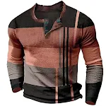 Blusa de manga longa com três botões estampada estilo europeu e americano, confortável e estilosa, ideal para diversas ocasiões e looks casuais. — foto 10