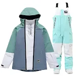 Dames winter outdoor Veneer dubbele board ski broek van polyester. Comfortabel en warm voor wintersport en sneeuw. — foto 10