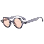 Gray Frame Pink Lens