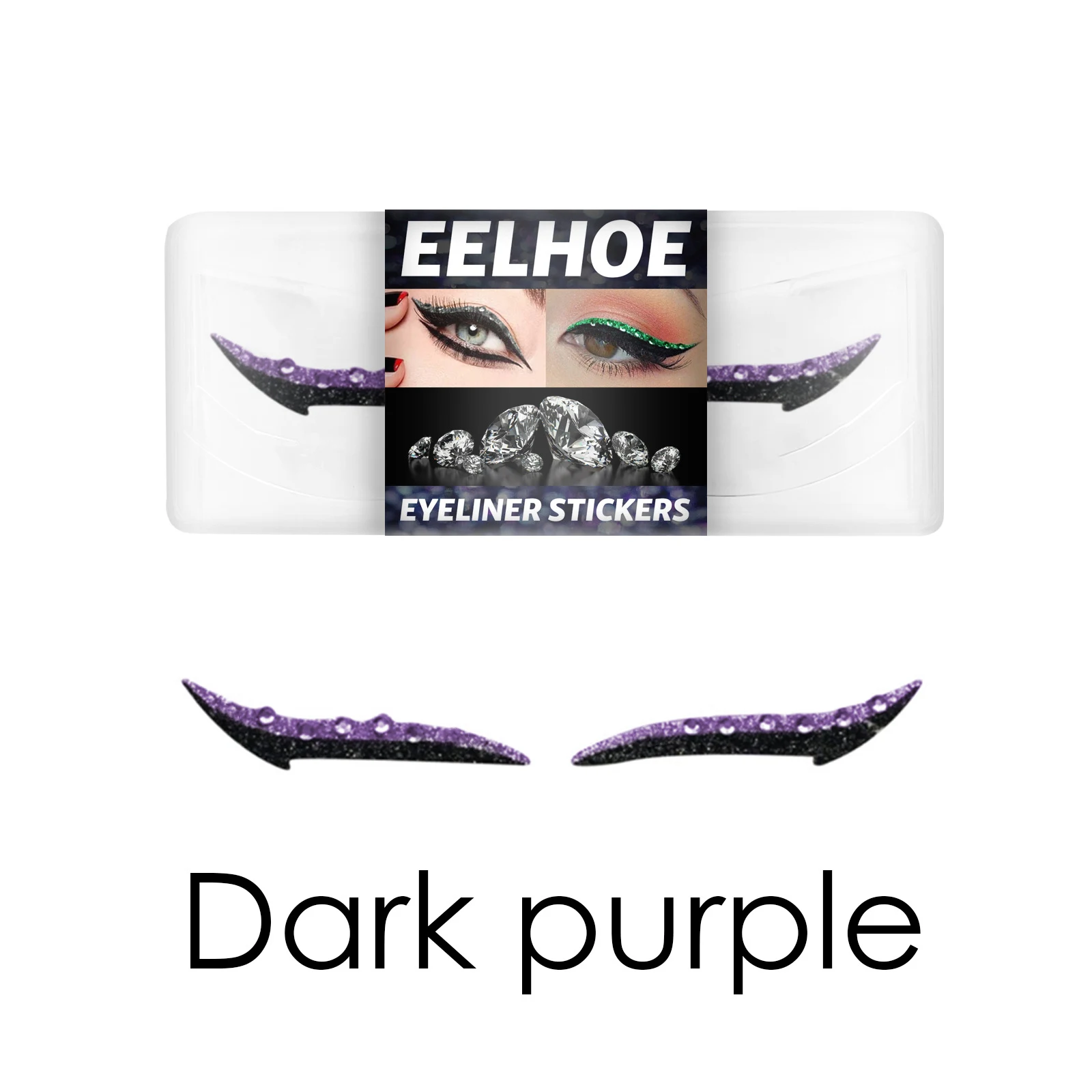 Title 13, Diamond Eyeliner Sticker Waterproof Stage Party...