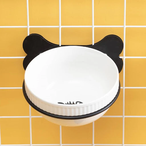 Title 8, Hanging Ceramic Pet Bowl Slanted Anti-Overturni...