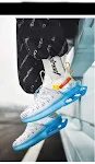 Tênis Esportivo Masculino Verão Respirável Plus Size Corrida Casual Estilo Coreano Tendência Sapatos Velhos — foto 7