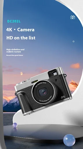 Title 1, HD Digital Camera for Home, Selfie and SLR, cap...