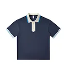 Navy Blue Beige Apricot
