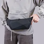 Bolsa rígida de poliédro personalizada para homens, moda versátil. Combina com tudo, design único e resistente. O acessório perfeito para seu estilo. — foto 10