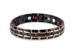 Steel black gold
