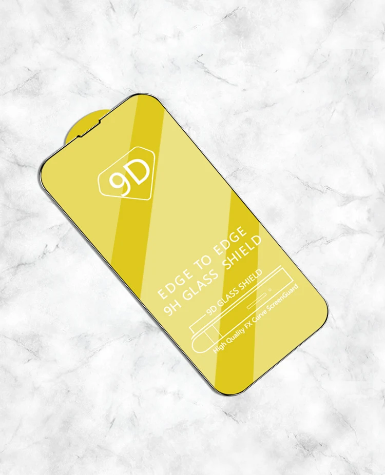 Title 4, 9D Full Screen Tempered Mobile Film Full Covera...