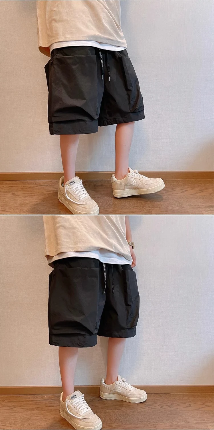 Men's Summer Pocket Loose Casual Shorts. Comfortable and relaxed fit for warm weather. Perfect for everyday wear, offeri — photo 2